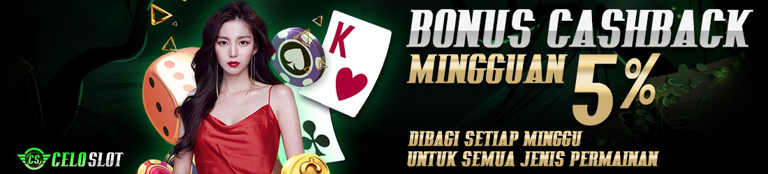 BONUS CASHBACK 5%